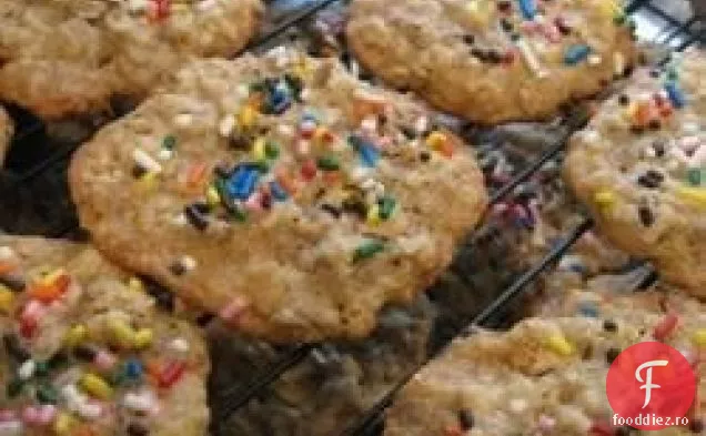 Biscuiți Cu Fulgi De Ovăz De Floarea Soarelui