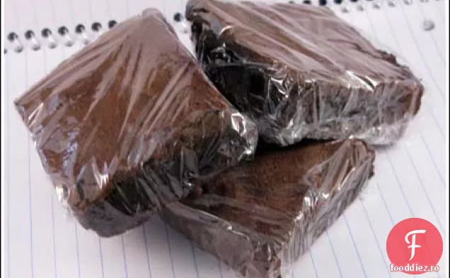 Fudge Brownies Cu Sirop Auriu