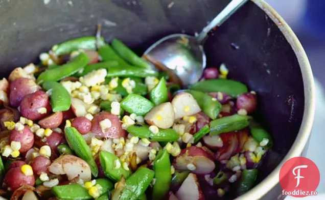 Cartofi, Fasole Și Porumb În Sos De Unt Brun De Lămâie