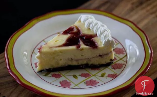Cheesecake Cu Zmeură De Ciocolată Albă