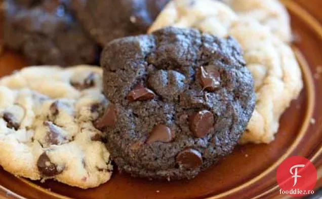 Cookie-Uri Cu Ciocolată Dublă