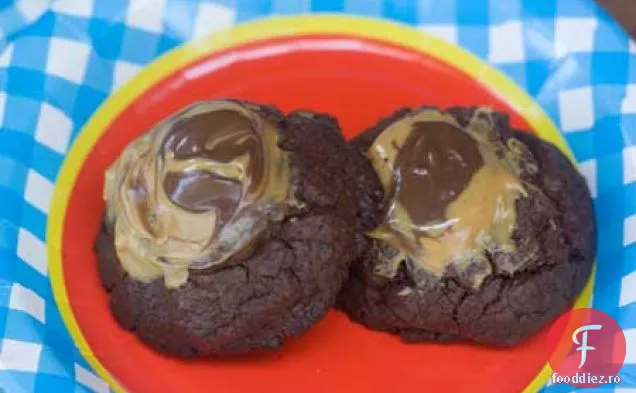 Ciocolată Alune Unt De Arahide Lava Cookie-Uri