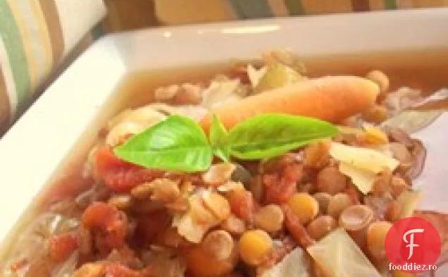 Supă De Legume Cu Linte De Iarnă