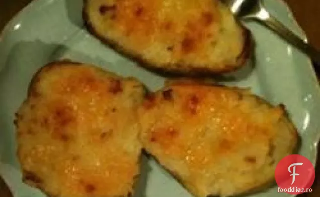 Cartofi Cheesy De Două Ori Coapte