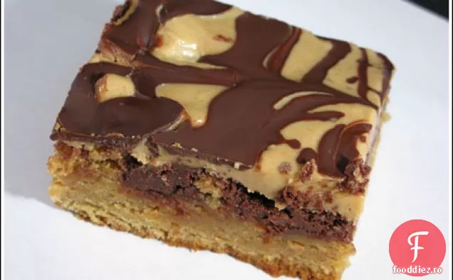 Brownies Cu Unt De Arahide Marmorat