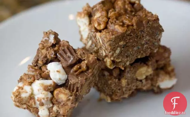 Ciocolată Cu Lapte Unt De Arahide Krispy Squares