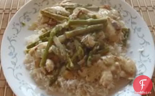 Caserola Cremoasă De Sparanghel De Pui