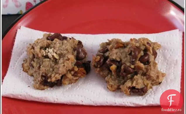 Cookie-Uri Naturale Cu Banane Din Fulgi De Ovăz