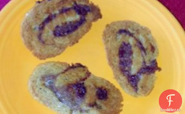 Cookie-Uri Cu Pinwheel De Curmale Portocalii