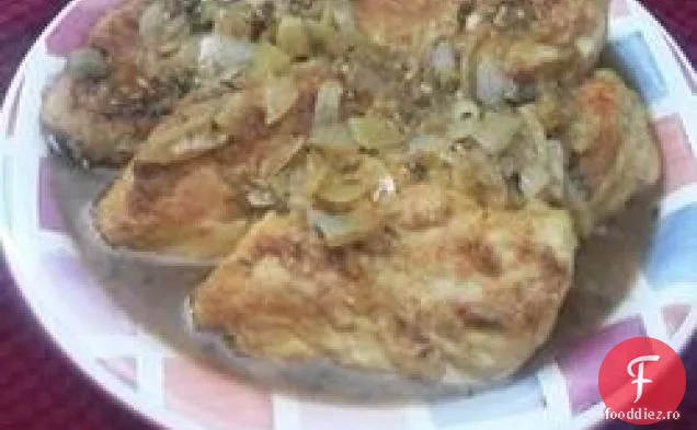 Pui într-un sos de tarhon