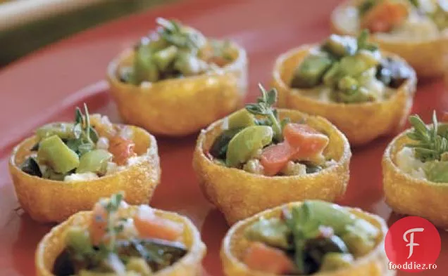 Bruschetta-Cupe De Brânză De Capră
