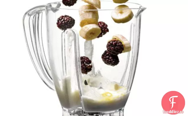 Smoothie Subțire Cu Mure-Banane