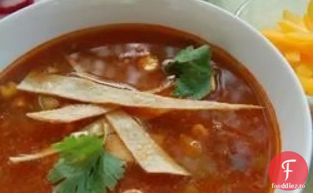 Supă De Tortilla De Pui Cu Aragaz Lent Mai Sănătoasă