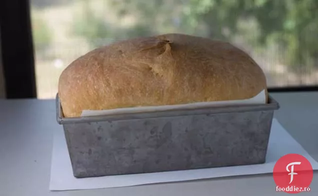 Pâine albă de bază fără mașină de pâine