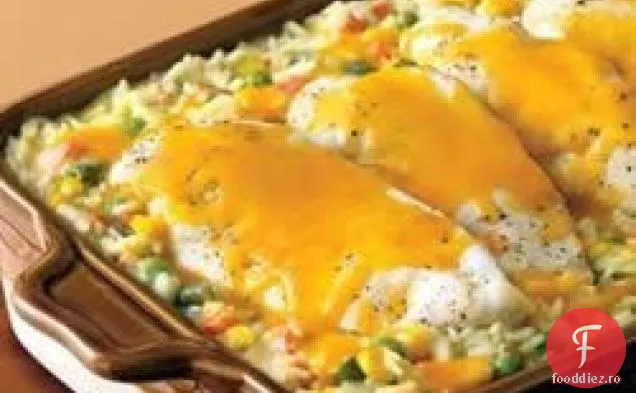 Caserola de pui și orez cu brânză Campbell ' s