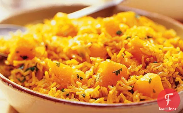 Suc de fructe curry și orez Basmati