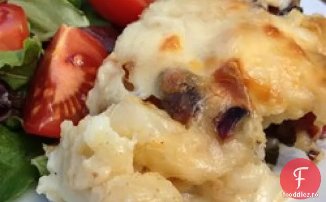 Bacon Elvețian Cartofi Conopidă Caserola
