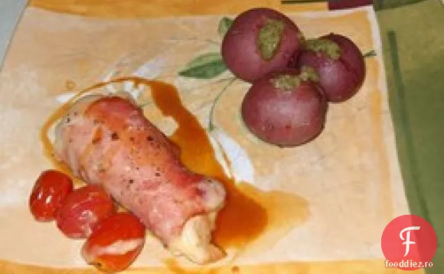 Pui Italian cu cartofi Pesto