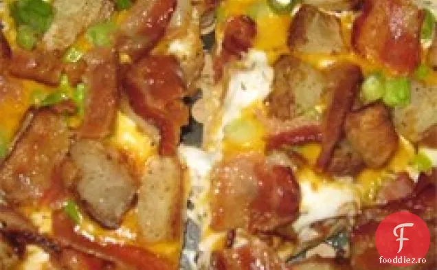 Pizza Cu Cartofi La Cuptor