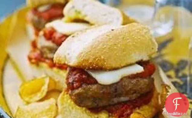 Burgeri Italieni Pe Pâine Prăjită Cu Usturoi