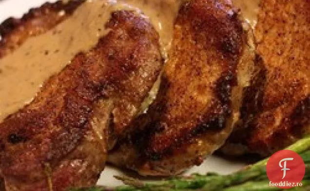 Cotlet De Porc Cu Ierburi Cremoase