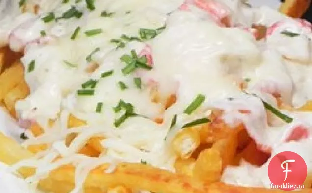 Sandwich cu homar fierbinte cu cremă sau Poutină de homar