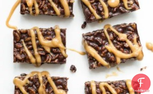 Mini Crunch baruri cu coajă de unt de arahide burniță
