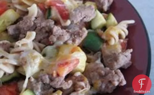 Caserola De Dovlecei Cu Cârnați Cu Brânză