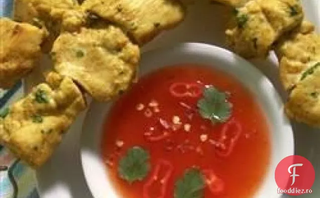 Pui la grătar Thailandez cu sos dulce de Chile