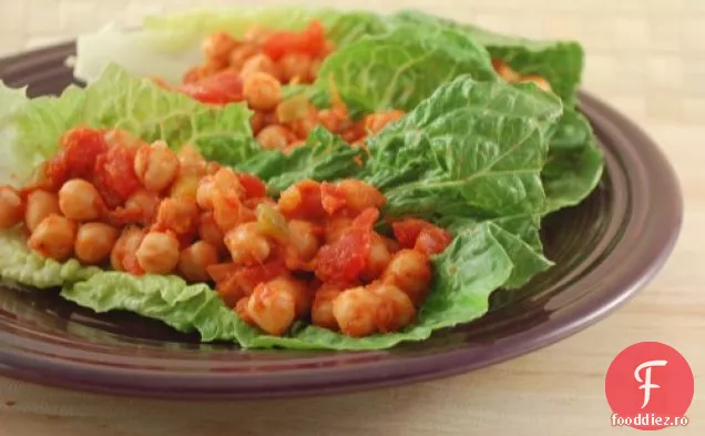 Împachetări Cu Salată De Năut De Salsa