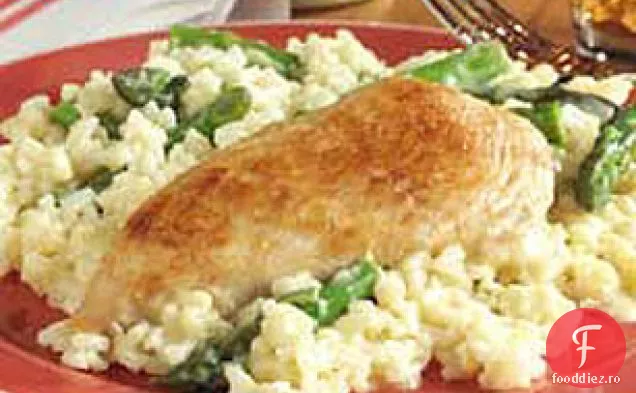 Risotto de pui și sparanghel