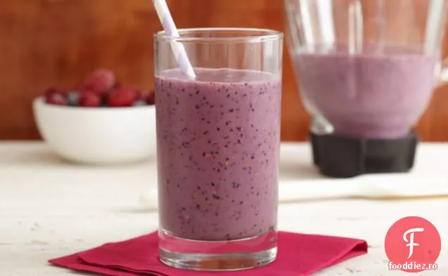 Smoothie De Fructe Cu Fructe De Pădure-Banane