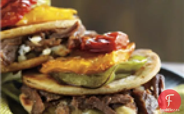 Quesadillas De Vită Mărunțită Și Brânză Albastră