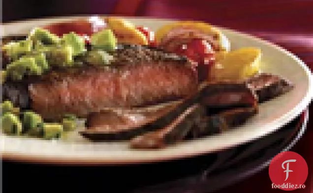 Fripturi frecate cu chimen cu Salsa verde de Avocado