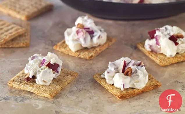 Tartinat Cu Mere, Pecan Și Brânză Albastră