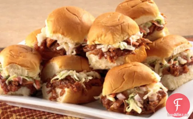 Hawaiian BBQ Carne de porc Sliders