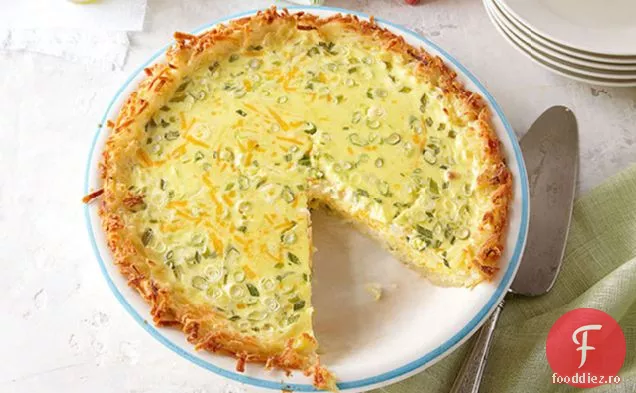 Quiche Cu Crustă De Cartofi