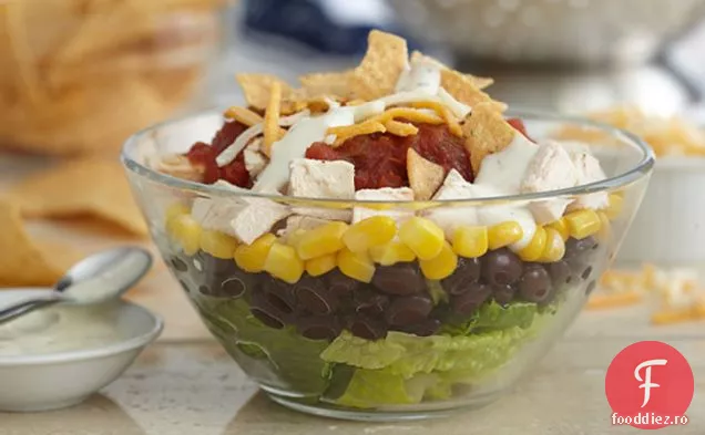Salată Fiesta Simplă În Straturi
