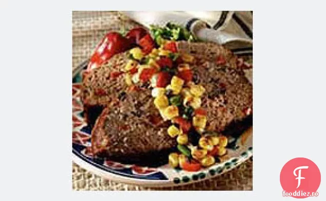 Pâine de carne picantă cu Salsa de măsline