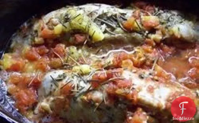 Friptură De Porc Cu Ananas Sicilian