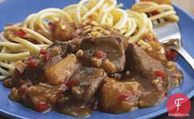 Tocană Picantă De Ananas-Carne De Vită