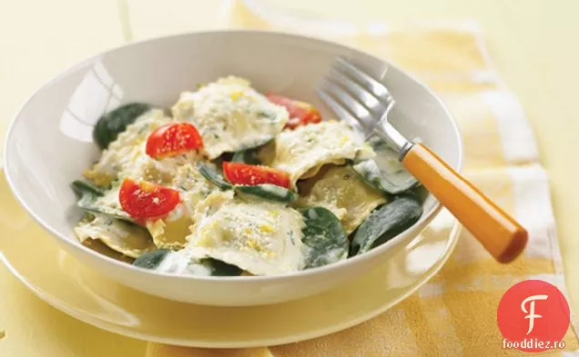 Ravioli Cremoși Cu Spanac-Parmezan