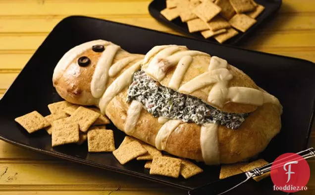 Halloween Mumie Spanac Dip