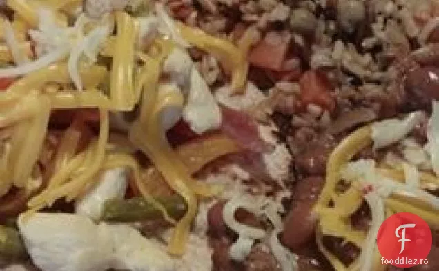 Fajitas de friptură, ceapă și piper