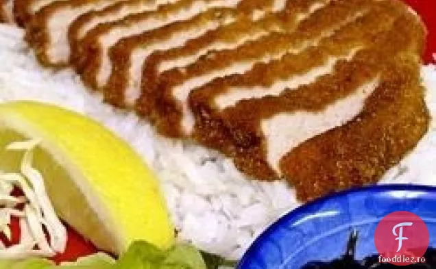 Tonkatsu-cotlet de porc în stil asiatic