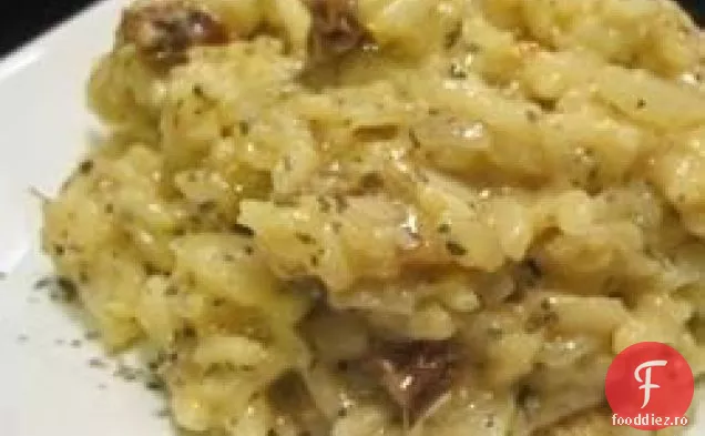 Risotto cu roșii uscate la soare și Mozzarella