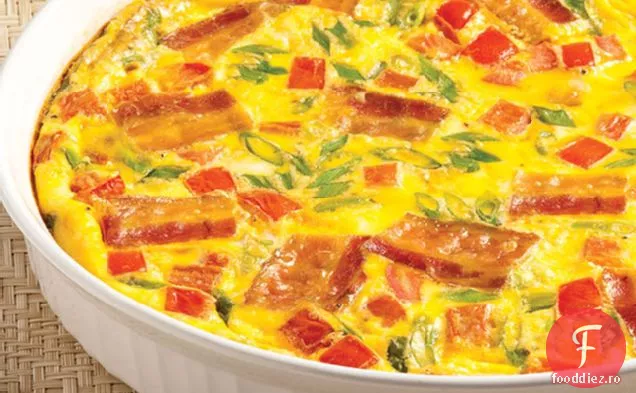 Brânză De Bacon Frittata
