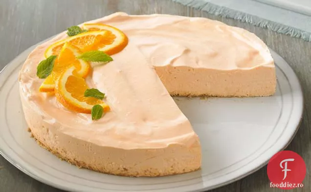 Cheesecake De Vis Portocaliu Cu Conținut Scăzut De Grăsimi