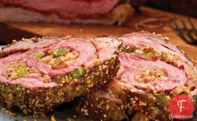 Friptură De Flanc Umplută Cu Parmezan Din Plante Toscane