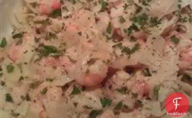 Creveți Linguine Alfredo